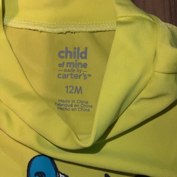 Child of mine by Carters swim outfit 12 months - Picture 3 of 3